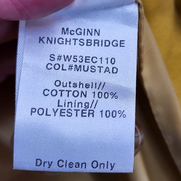 McGinn Knightsbridge Women's Button Front Tie-Belt Jacket - 36 - Picture 5 of 5